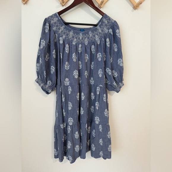 Old Navy Puffed Sleeve Tiered Swing Dress - Picture 4 of 12